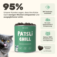 Patsli Chill Entspannungs-Snack für Katzen, bei Stress & Unruhe