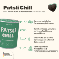 Patsli Chill Entspannungs-Snack für Katzen, bei Stress & Unruhe