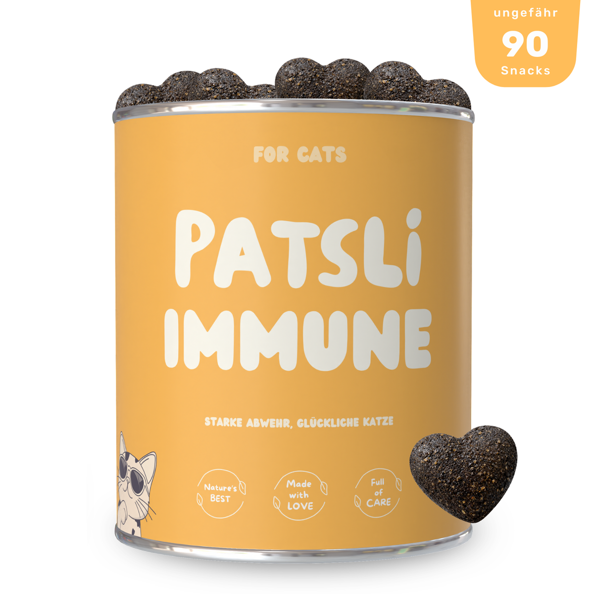 Patsli Immune Immun-Snack für Katzen, zur Stärkung der Abwehrkräfte